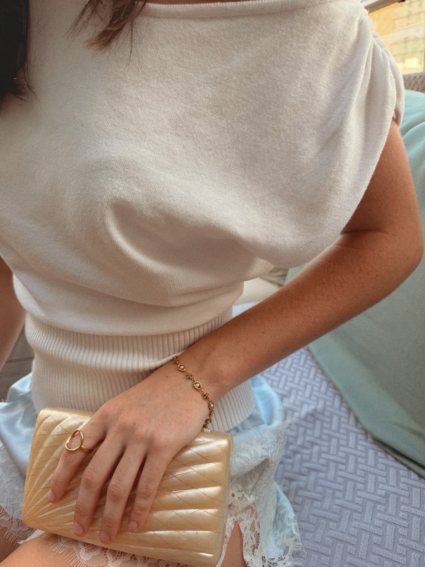The Paros Pearl Bracelet